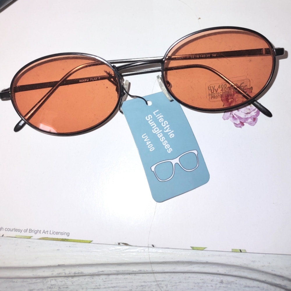 Sunnies Studios New Orange Sunglasses - Picture 5 of 11